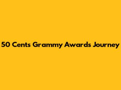 50 Cent's Grammy Awards Journey