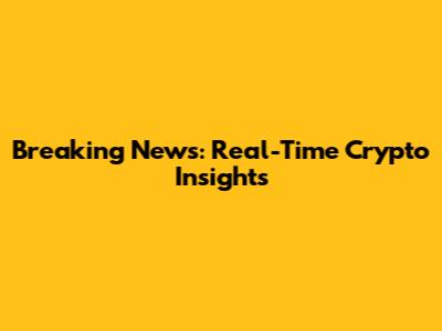 Breaking News: Real-Time Crypto Insights