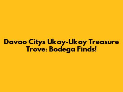 Davao City's Ukay-Ukay Treasure Trove: Bodega Finds!