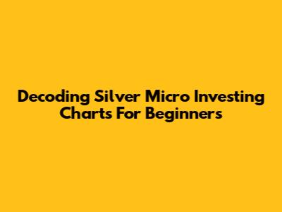 Decoding Silver Micro Investing Charts For Beginners