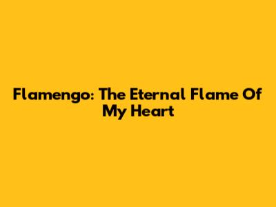 Flamengo: The Eternal Flame Of My Heart