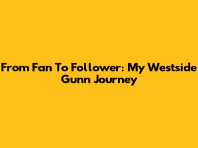 From Fan To Follower: My Westside Gunn Journey