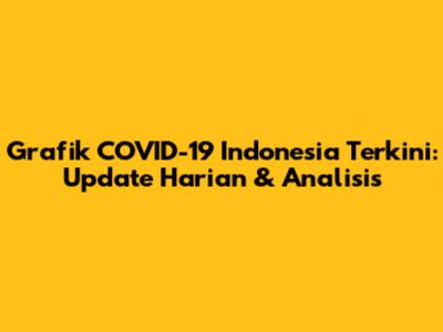 Grafik COVID-19 Indonesia Terkini: Update Harian & Analisis