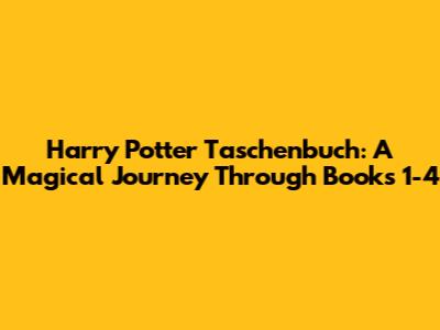 Harry Potter Taschenbuch: A Magical Journey Through Books 1-4