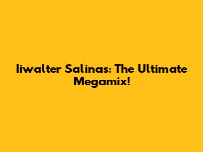 Iiwalter Salinas: The Ultimate Megamix!