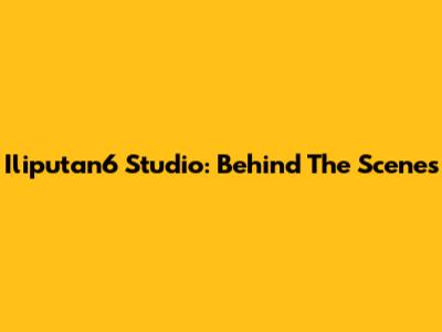Iliputan6 Studio: Behind The Scenes