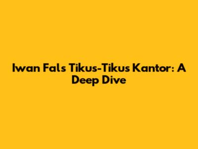 Iwan Fals' 'Tikus-Tikus Kantor': A Deep Dive