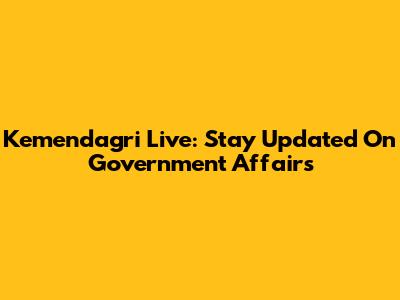 Kemendagri Live: Stay Updated On Government Affairs
