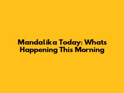 Mandalika Today: What's Happening This Morning