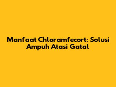 Manfaat Chloramfecort: Solusi Ampuh Atasi Gatal