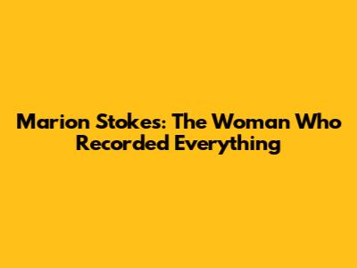 Marion Stokes: The Woman Who Recorded Everything