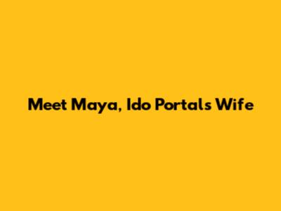 Meet Maya, Ido Portal's Wife