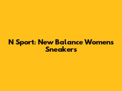 N Sport: New Balance Women's Sneakers