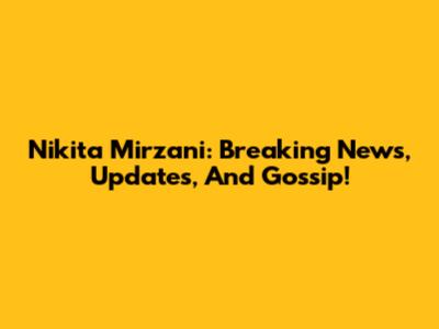Nikita Mirzani: Breaking News, Updates, And Gossip!