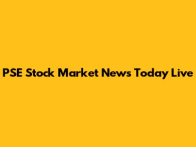 PSE Stock Market News Today Live