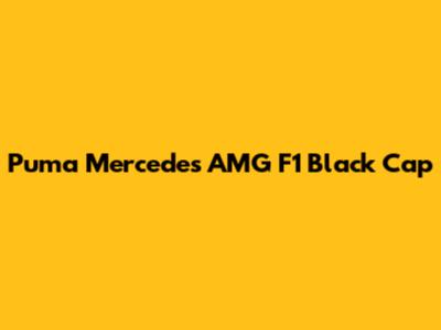 Puma Mercedes AMG F1 Black Cap