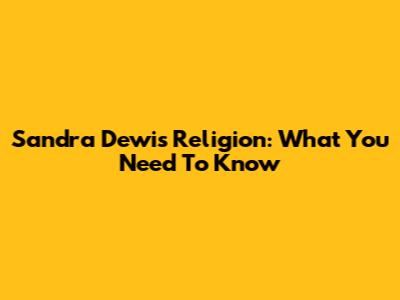 Sandra Dewi's Religion: What You Need To Know