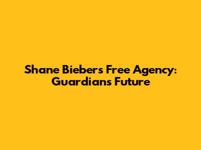 Shane Bieber's Free Agency: Guardians' Future