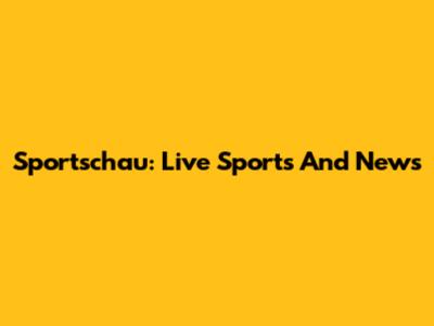 Sportschau: Live Sports And News