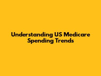 Understanding US Medicare Spending Trends