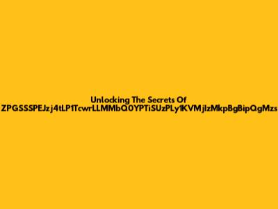 Unlocking The Secrets Of ZPGSSSPEJzj4tLP1TcwrLLMMbQ0YPTiSUzPLy1KVMjIzMkpBgBipQgMzs