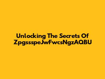 Unlocking The Secrets Of ZpgssspeJwFwcsNgzAQBU
