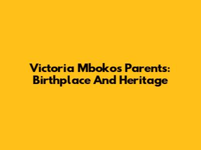 Victoria Mboko's Parents: Birthplace And Heritage
