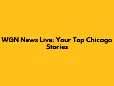 WGN News Live: Your Top Chicago Stories